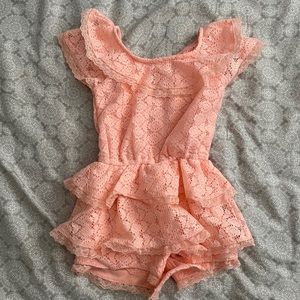 Cute lace kids romper NWOT